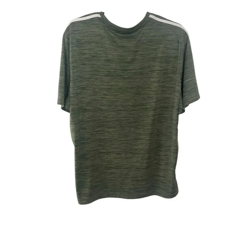 Adidas Primegreen Aeroready Men’s XL Green Short Sleeved Shirt Workout Running